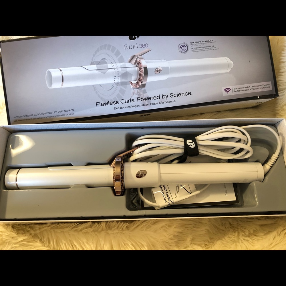 T3 Twirl 360 Curling Iron-Self Rotating 1.25 inch